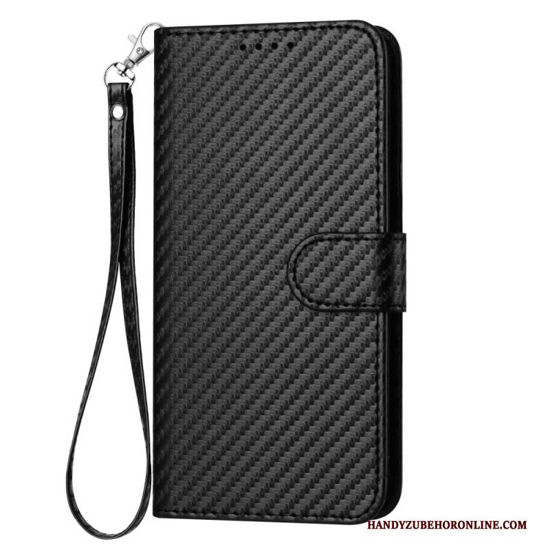 Lederhüllen Xiaomi 17 Pro Max Handyhülle Carbonfaser-lanyard