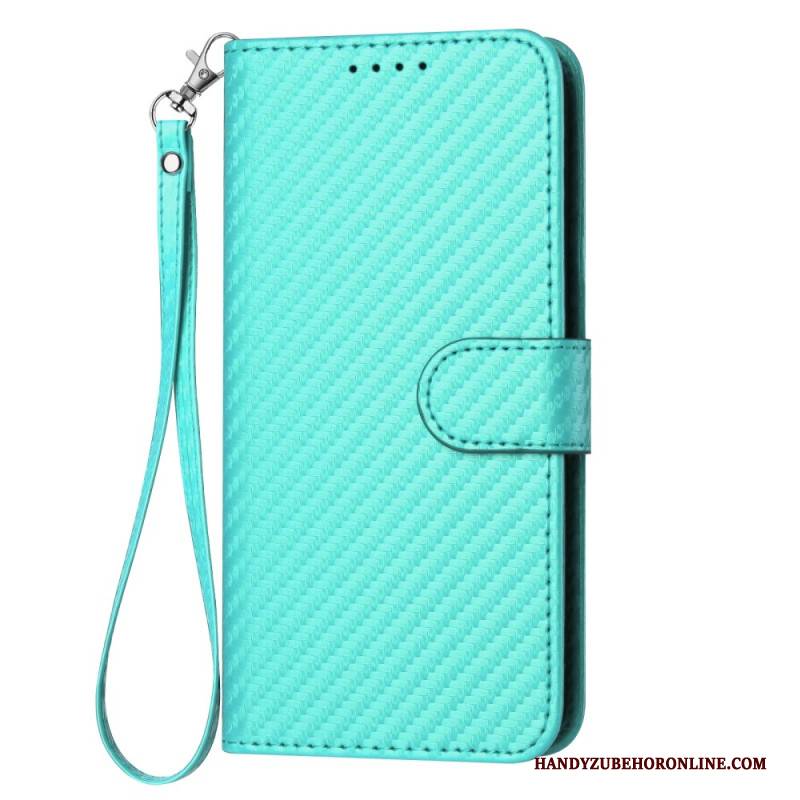 Lederhüllen Xiaomi 17 Pro Max Handyhülle Carbonfaser-lanyard