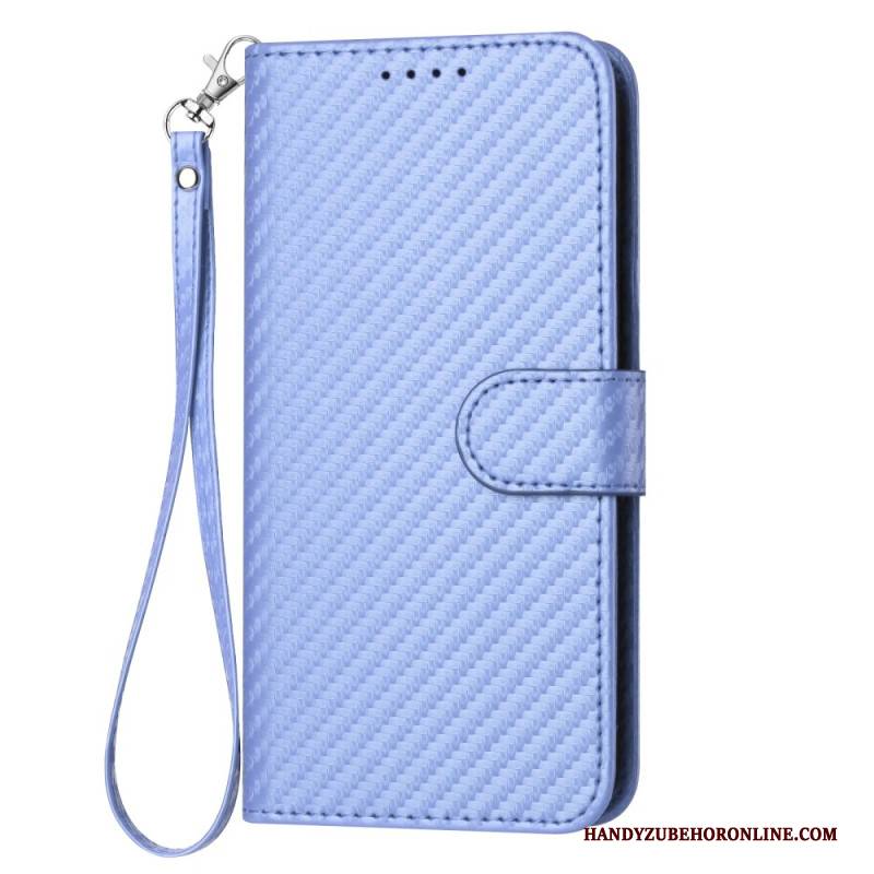 Lederhüllen Xiaomi 17 Pro Max Handyhülle Carbonfaser-lanyard