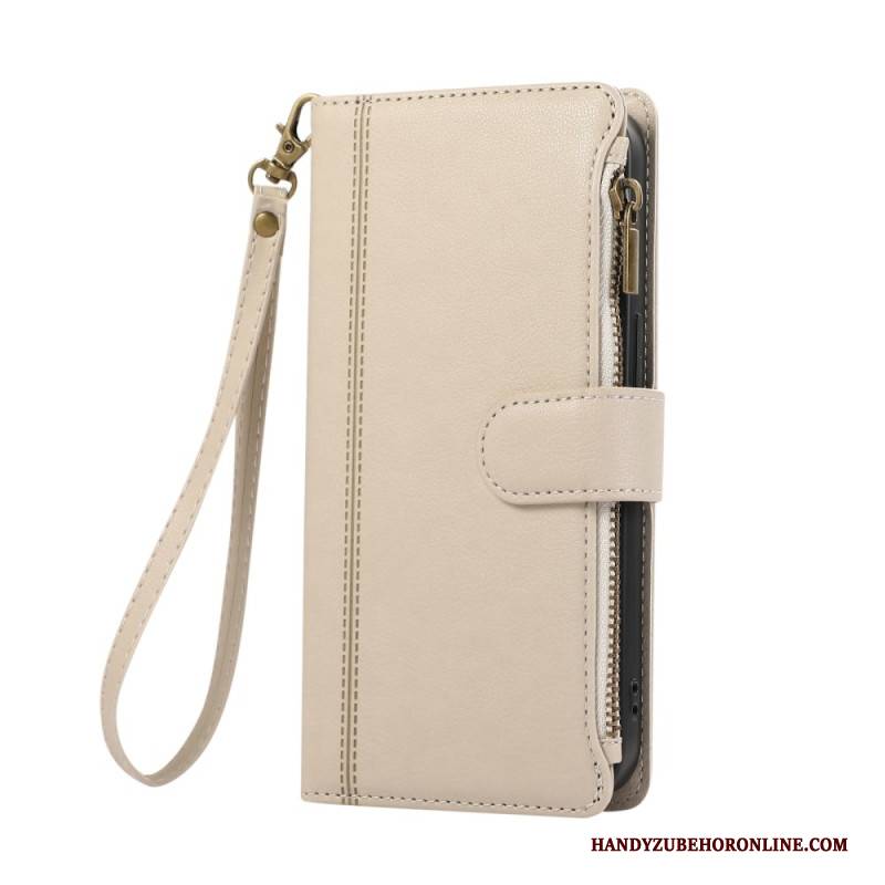 Lederhüllen Xiaomi 17 Pro Max Handyhülle Mehrere Kartenfächer Und Handschlaufe