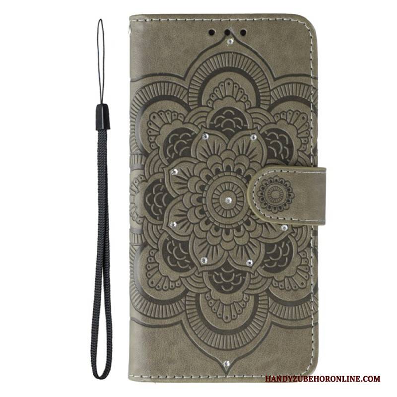 Lederhüllen Xiaomi 17 Pro Max Mandala Und Strasssteine