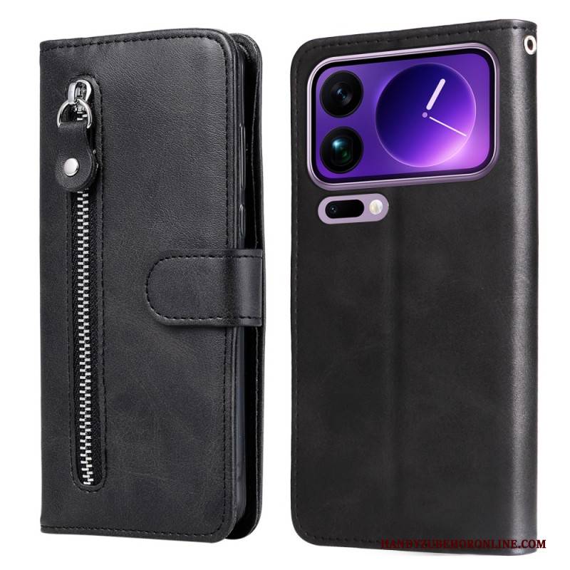 Lederhüllen Xiaomi 17 Pro Max Reißverschlusstasche