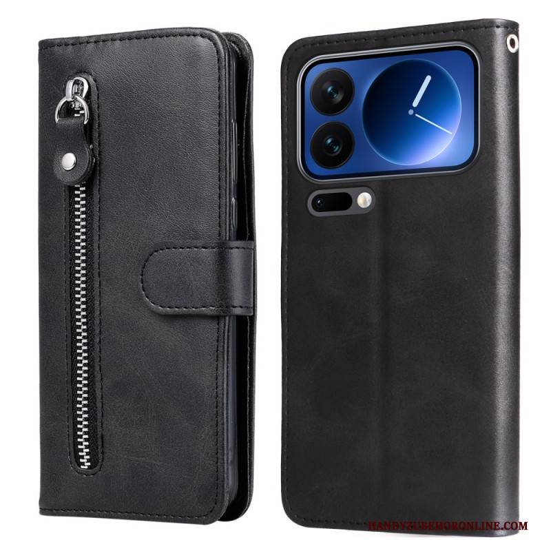 Lederhüllen Xiaomi 17 Pro Reißverschlusstasche