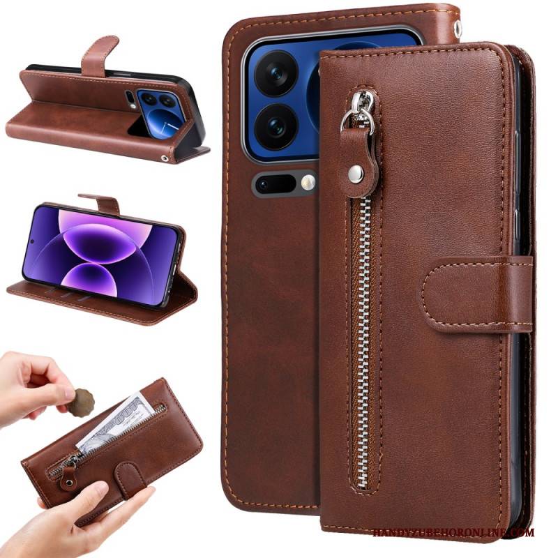 Lederhüllen Xiaomi 17 Pro Reißverschlusstasche