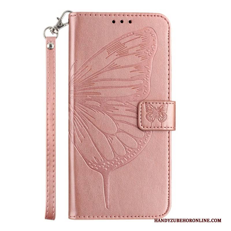 Lederhüllen Xiaomi 17 Pro Schmetterlingsarmband-design
