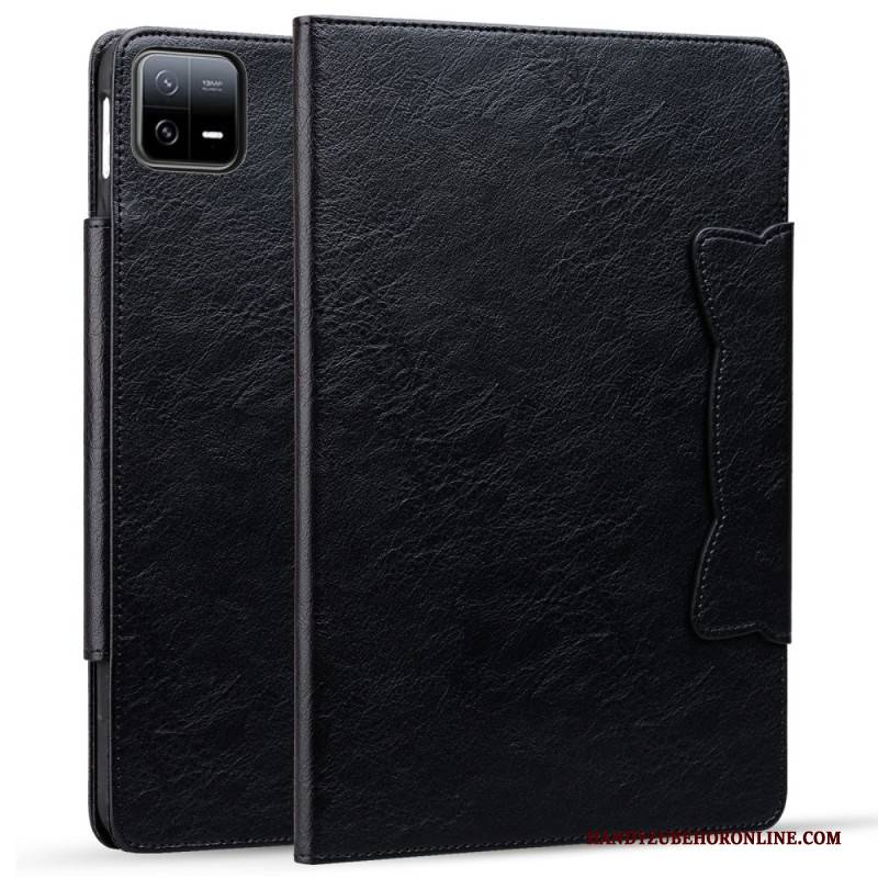 Lederhüllen Xiaomi Pad 7 / 7 Pro Katzenverschluss