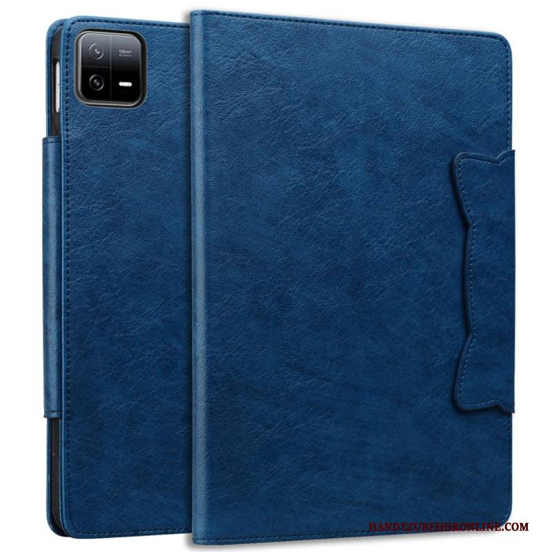 Lederhüllen Xiaomi Pad 7 / 7 Pro Katzenverschluss