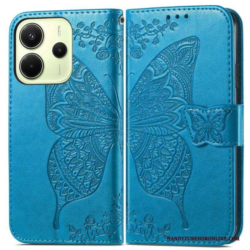 Lederhüllen Xiaomi Redmi Note 14 4g Barocker Schmetterling