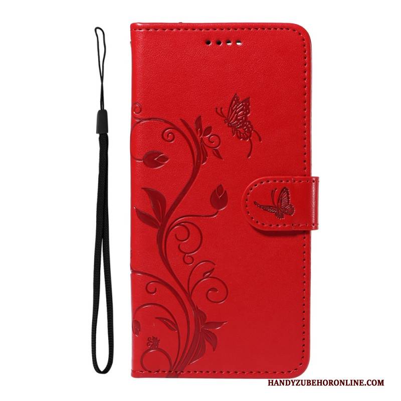 Lederhüllen Xiaomi Redmi Note 14 4g Blumenmuster