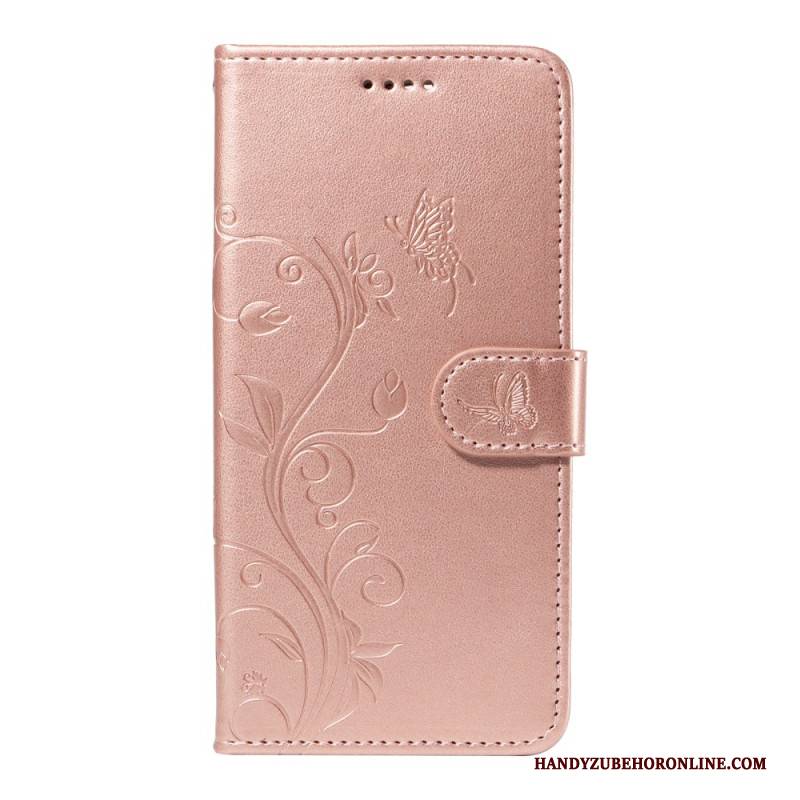 Lederhüllen Xiaomi Redmi Note 14 4g Blumenmuster