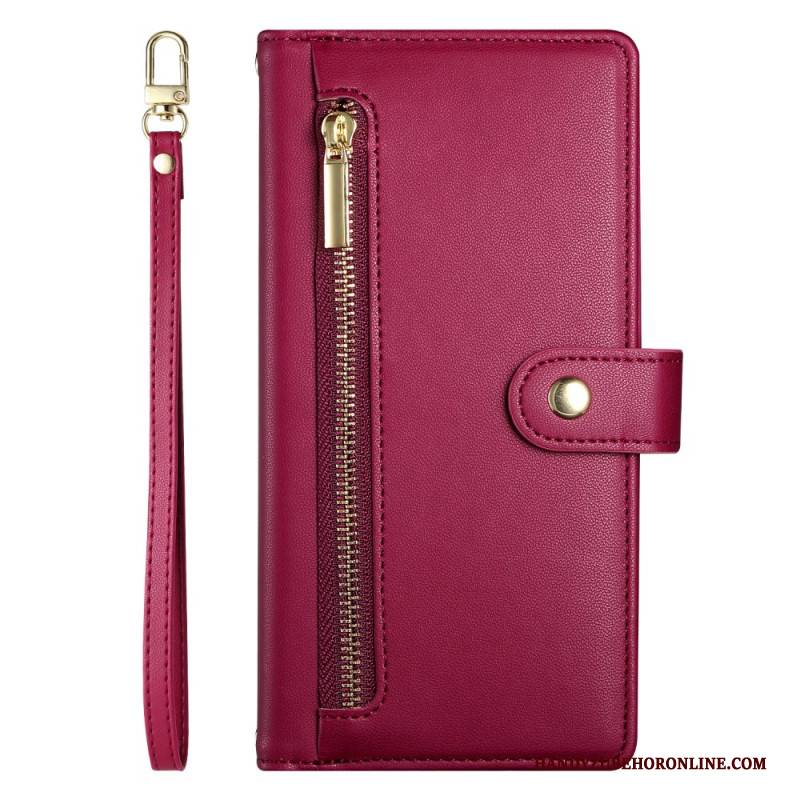 Lederhüllen Xiaomi Redmi Note 14 4g Geldbörse Mit Trageriemen