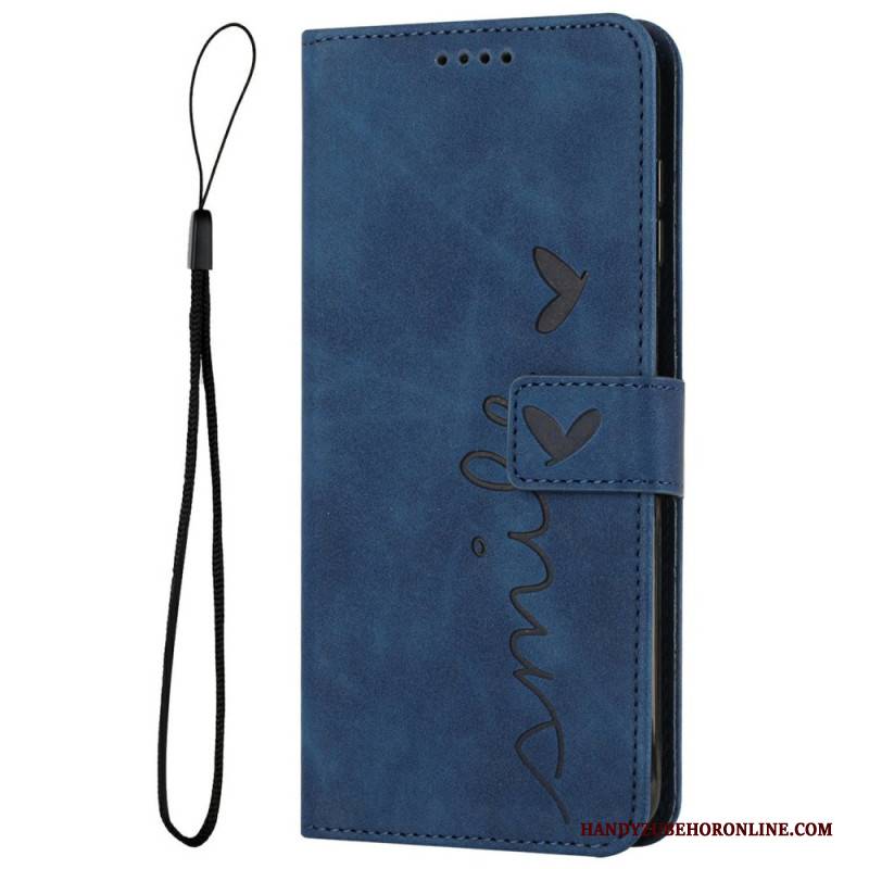 Lederhüllen Xiaomi Redmi Note 14 4g Handyhülle Smiley-design