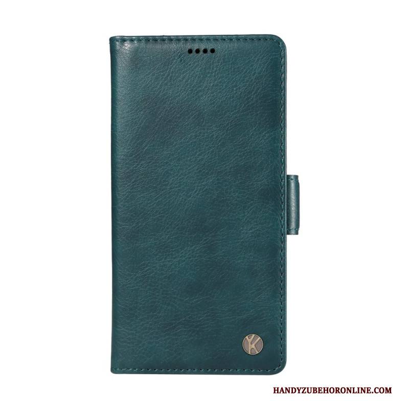 Lederhüllen Xiaomi Redmi Note 14 4g Litschi-textur Ykatu