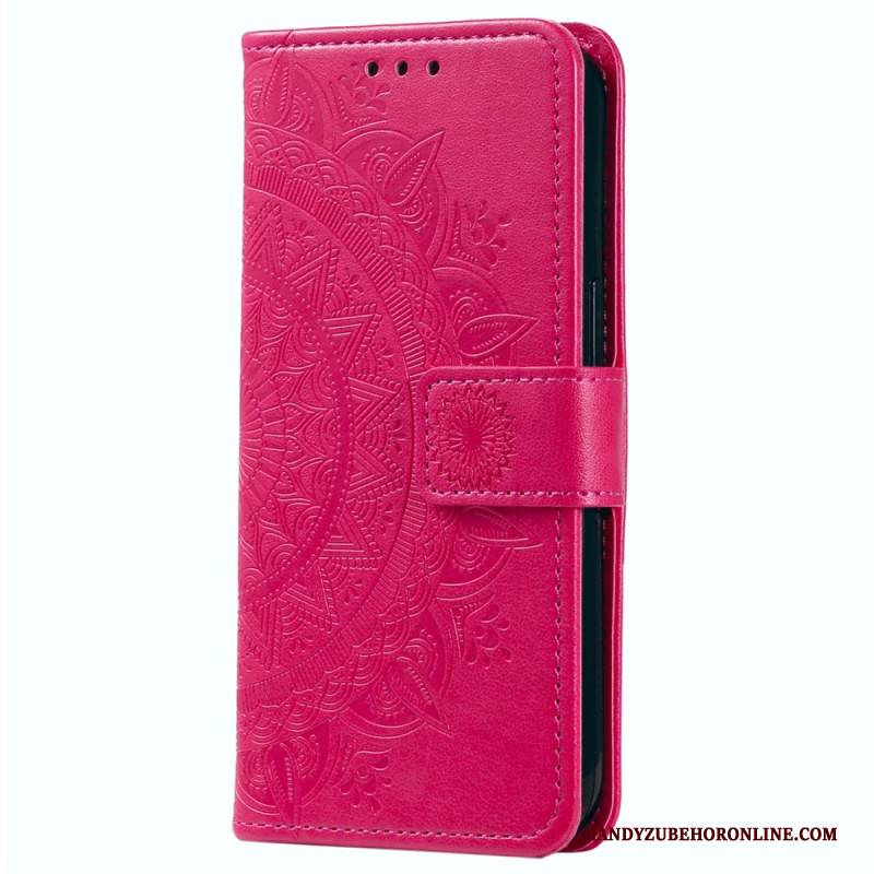 Lederhüllen Xiaomi Redmi Note 14 4g Mandala-sonne