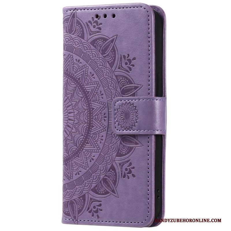 Lederhüllen Xiaomi Redmi Note 14 4g Mandala-sonne