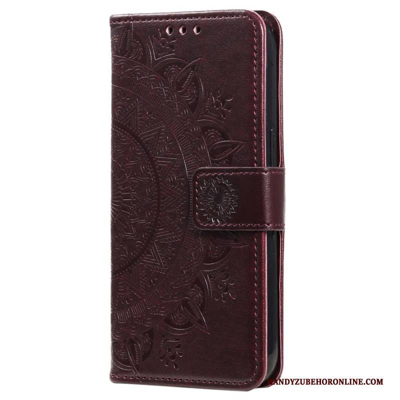 Lederhüllen Xiaomi Redmi Note 14 4g Mandala-sonne