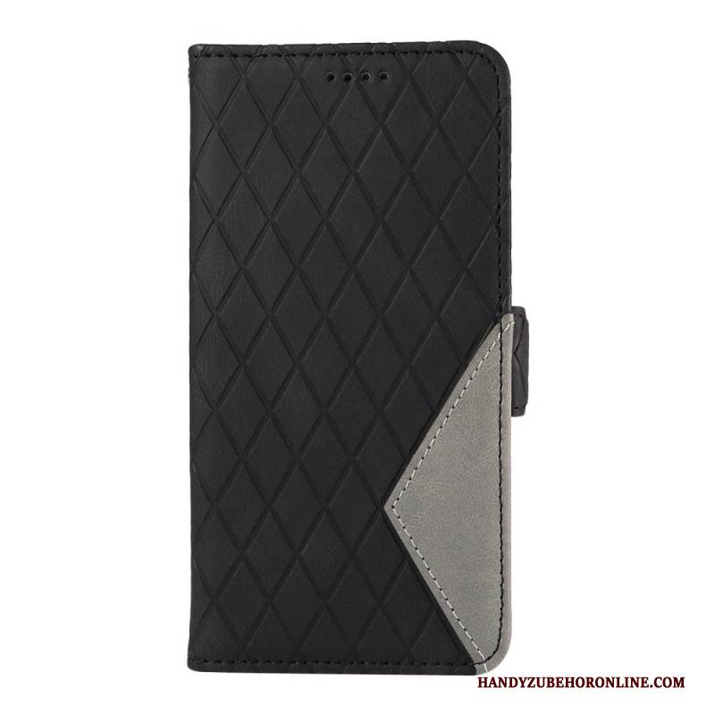 Lederhüllen Xiaomi Redmi Note 14 4g Rautenmuster
