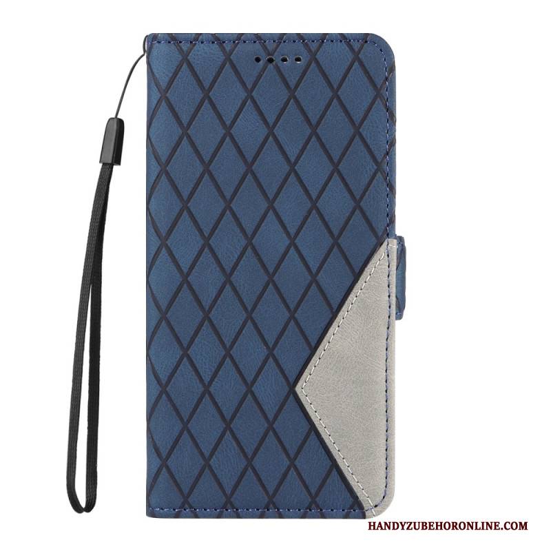 Lederhüllen Xiaomi Redmi Note 14 4g Rautenmuster