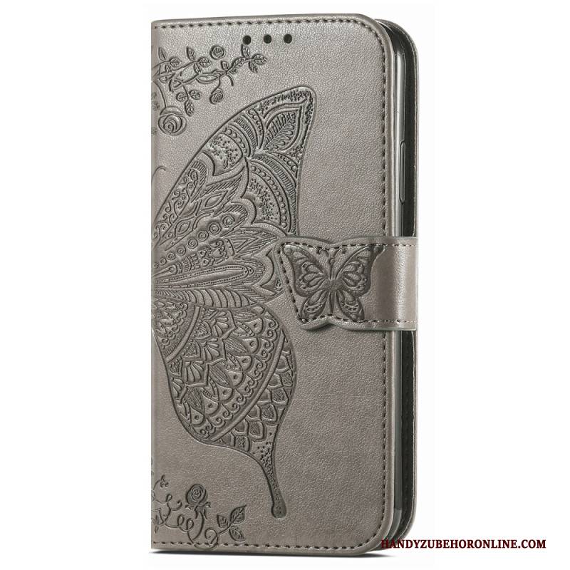 Lederhüllen Xiaomi Redmi Note 14 5g Barocker Schmetterling