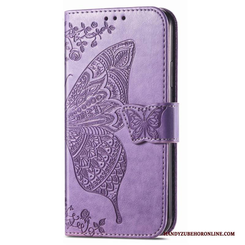 Lederhüllen Xiaomi Redmi Note 14 5g Barocker Schmetterling