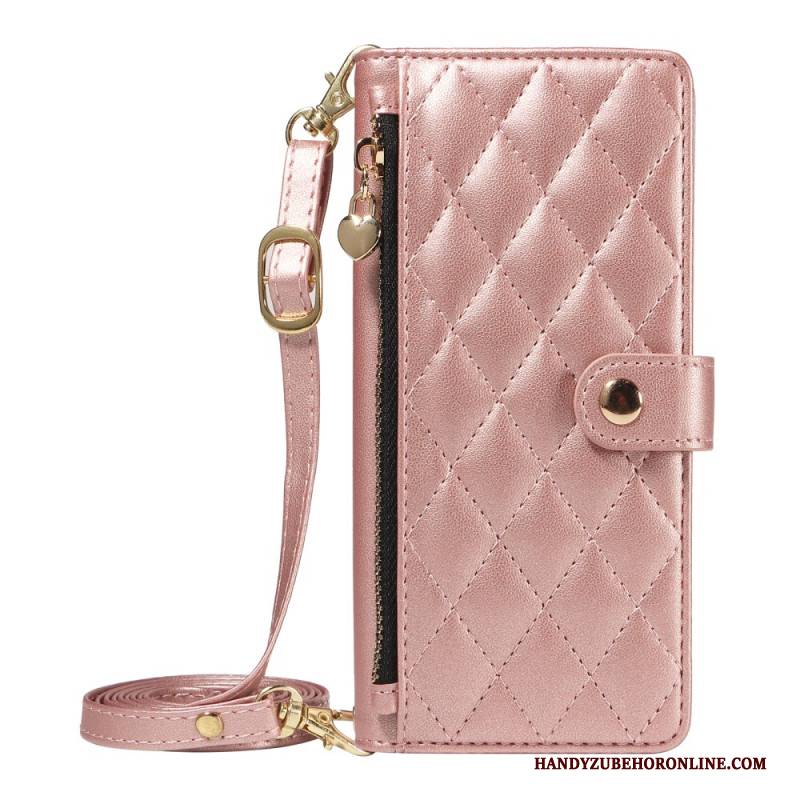 Lederhüllen Xiaomi Redmi Note 14 5g Gesteppt Mit Riemen