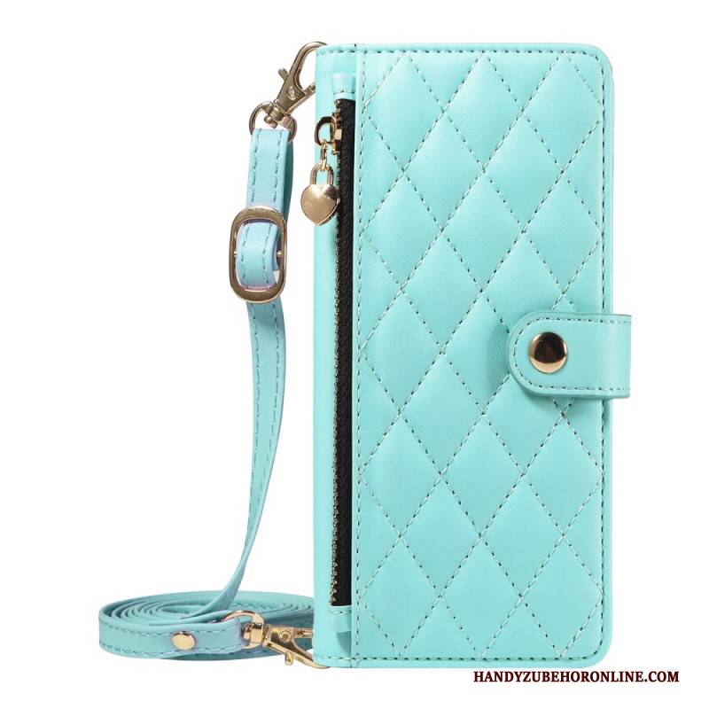 Lederhüllen Xiaomi Redmi Note 14 5g Gesteppt Mit Riemen