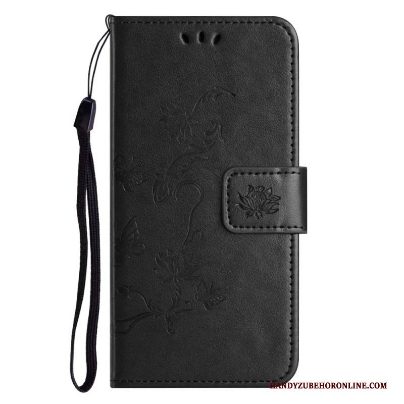 Lederhüllen Xiaomi Redmi Note 14 5g Handyhülle Blumenmuster