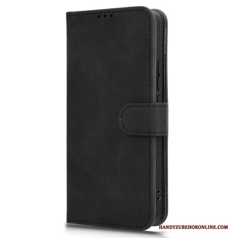 Lederhüllen Xiaomi Redmi Note 14 5g Handyhülle Klassischer Wildleder-effekt