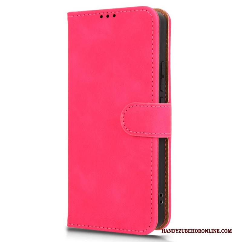 Lederhüllen Xiaomi Redmi Note 14 5g Handyhülle Klassischer Wildleder-effekt