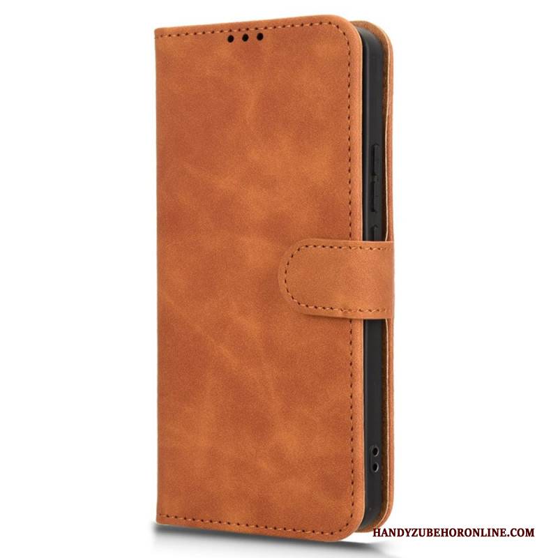 Lederhüllen Xiaomi Redmi Note 14 5g Handyhülle Klassischer Wildleder-effekt