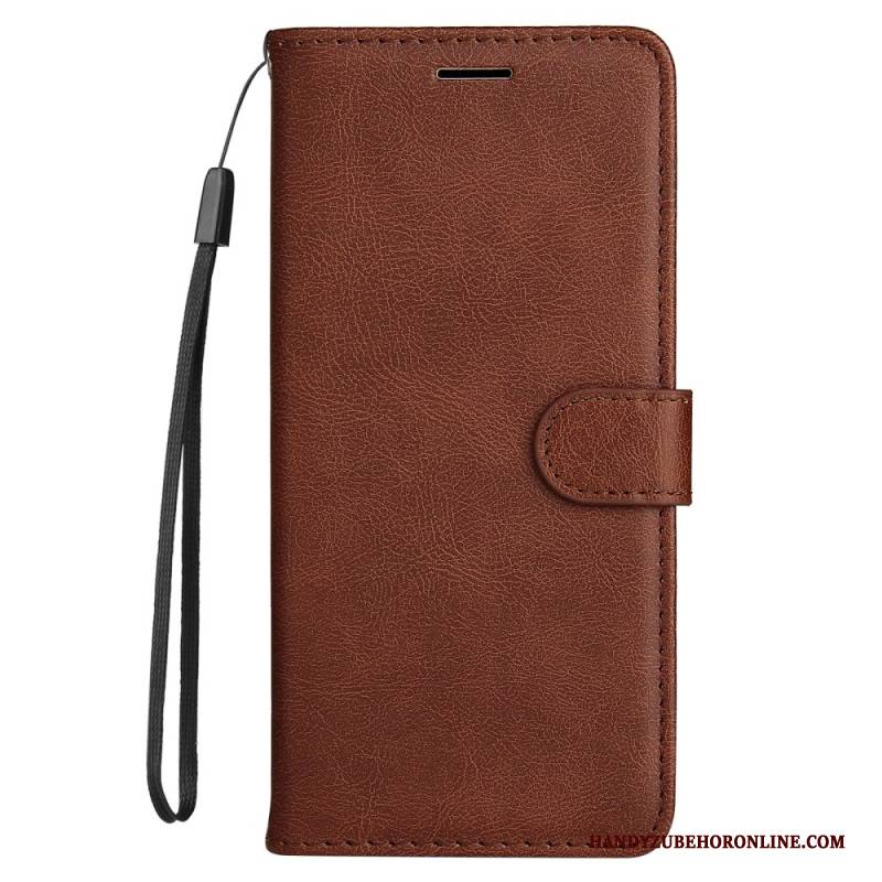 Lederhüllen Xiaomi Redmi Note 14 5g Handyhülle Kunstleder Mit Riemen