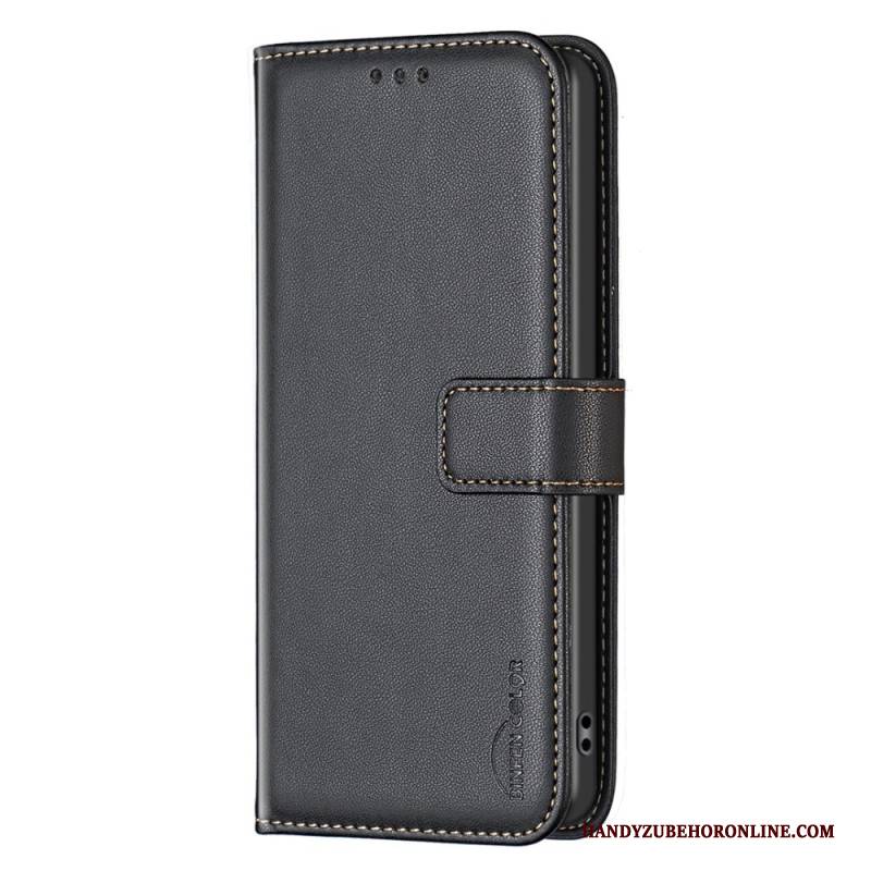Lederhüllen Xiaomi Redmi Note 14 5g Handyhülle Lederoptik Binfen Color