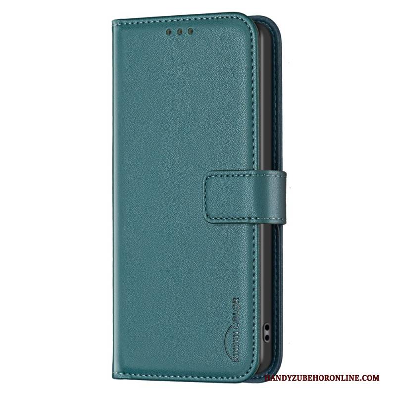 Lederhüllen Xiaomi Redmi Note 14 5g Handyhülle Lederoptik Binfen Color