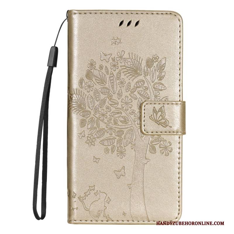 Lederhüllen Xiaomi Redmi Note 14 5g Katze Und Baum (lnaière)