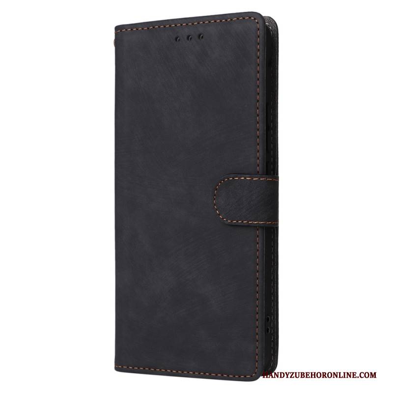 Lederhüllen Xiaomi Redmi Note 14 5g Rfid-schutz In Wildlederoptik