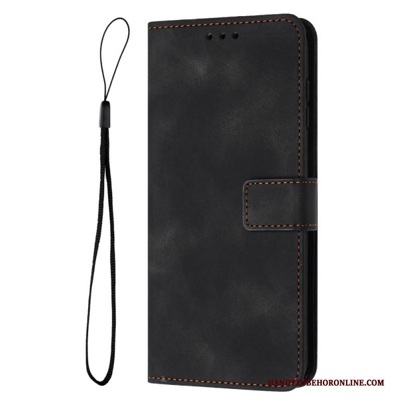 Lederhüllen Xiaomi Redmi Note 14 5g Stilvolles Wildleder Mit Riemen