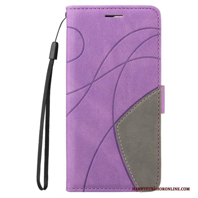 Lederhüllen Xiaomi Redmi Note 14 5g Zweifarbige Grafik