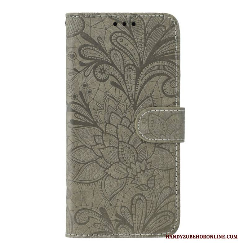 Lederhüllen Xiaomi Redmi Note 14 Pro 4g Blumenspitze