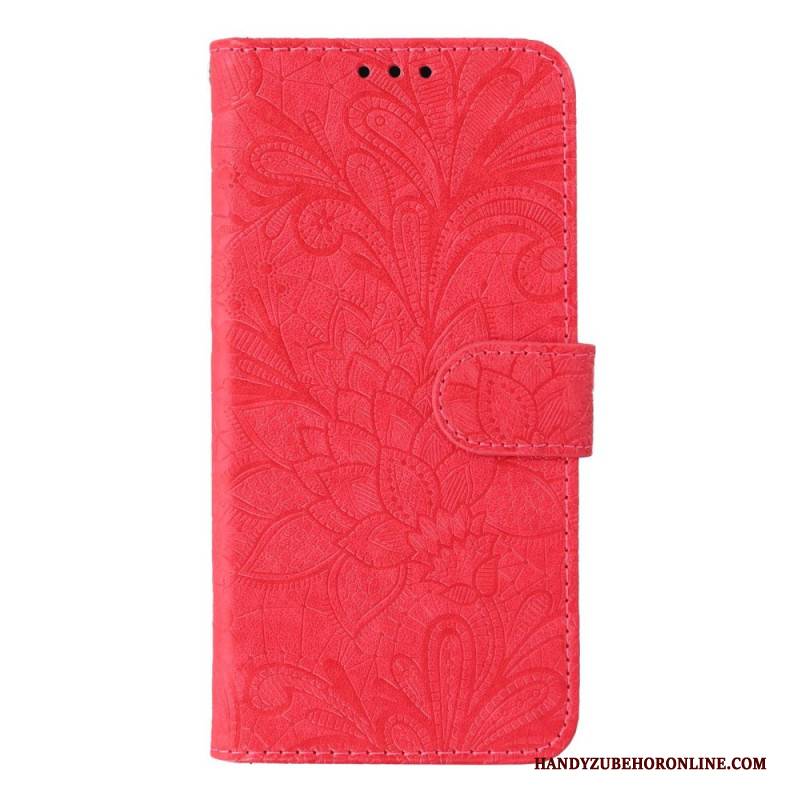 Lederhüllen Xiaomi Redmi Note 14 Pro 4g Blumenspitze