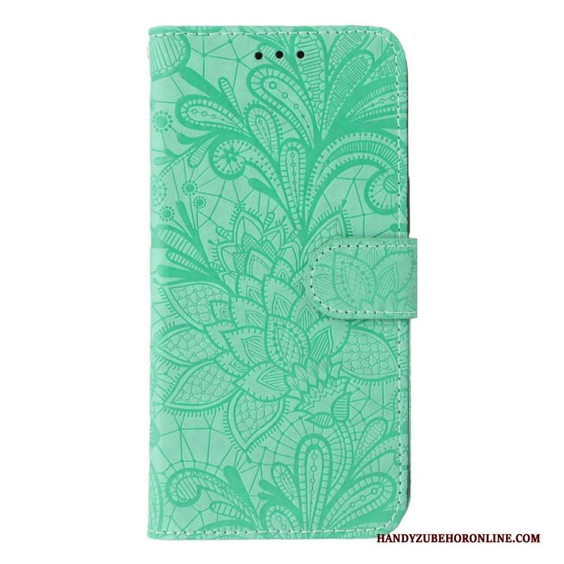 Lederhüllen Xiaomi Redmi Note 14 Pro 4g Blumenspitze