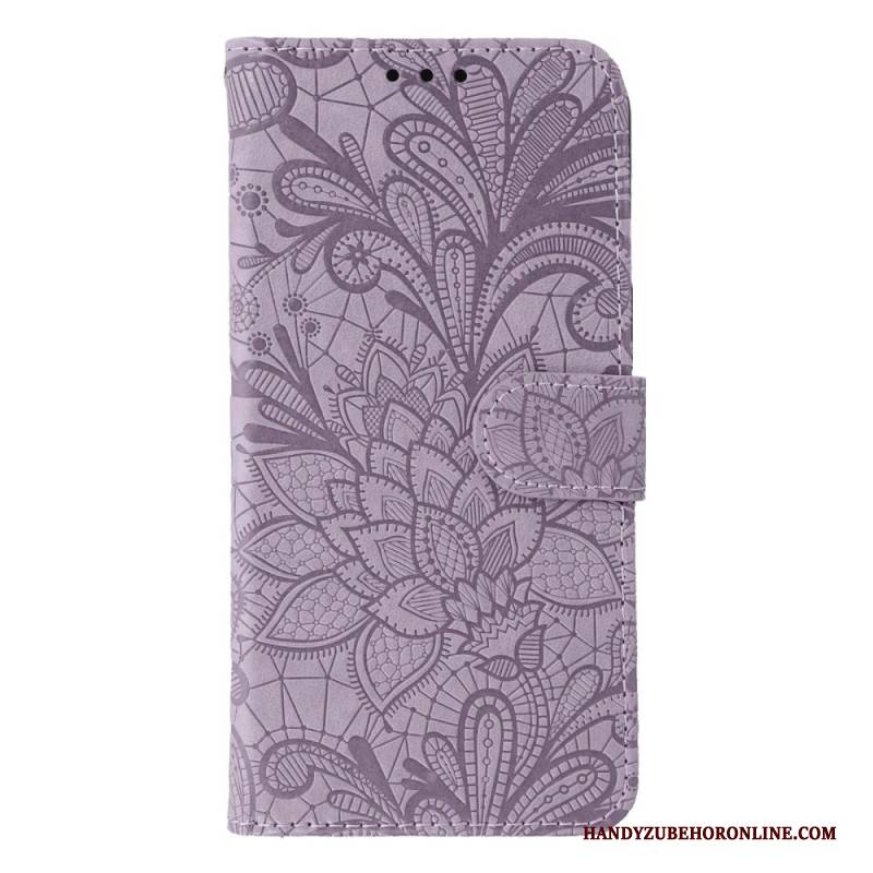 Lederhüllen Xiaomi Redmi Note 14 Pro 4g Blumenspitze