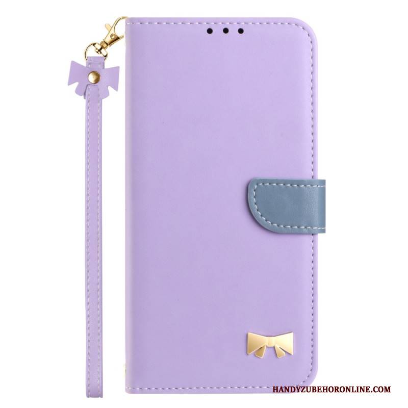 Lederhüllen Xiaomi Redmi Note 14 Pro 4g Fliege Mit Riemen