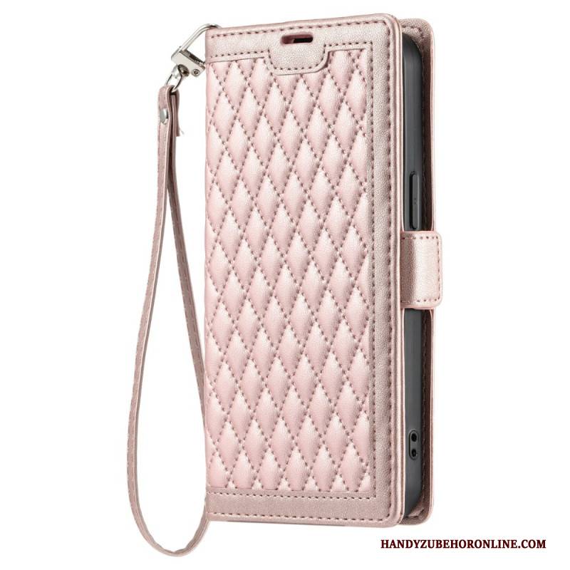 Lederhüllen Xiaomi Redmi Note 14 Pro 4g Gesteppt Mit Riemen