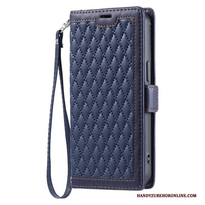 Lederhüllen Xiaomi Redmi Note 14 Pro 4g Gesteppt Mit Riemen