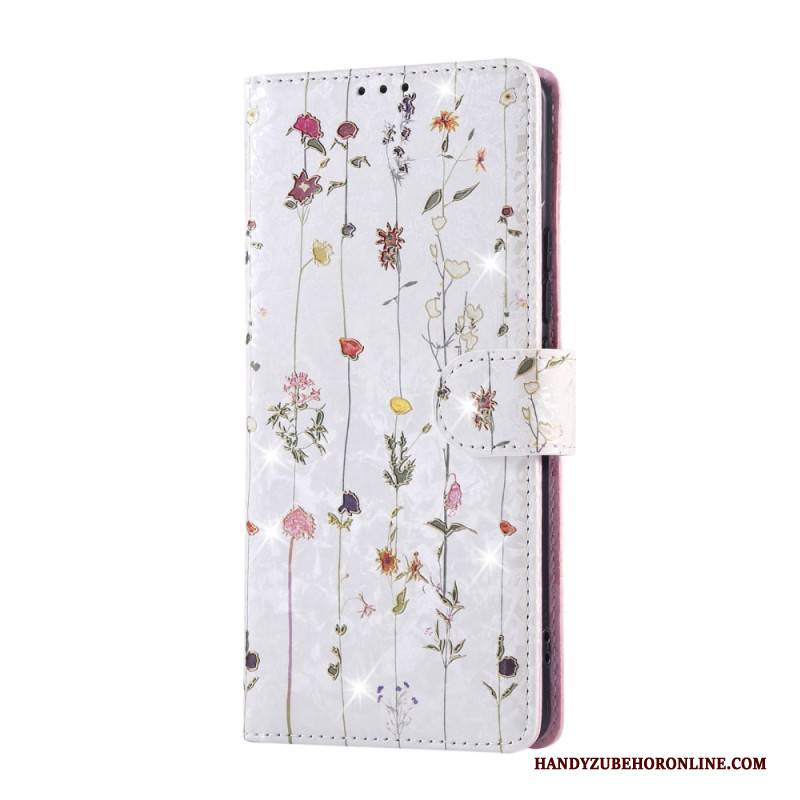 Lederhüllen Xiaomi Redmi Note 14 Pro 4g Rfid-blockierendes Blumenmuster