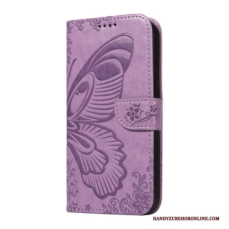 Lederhüllen Xiaomi Redmi Note 14 Pro 5g Grafischer Schmetterling