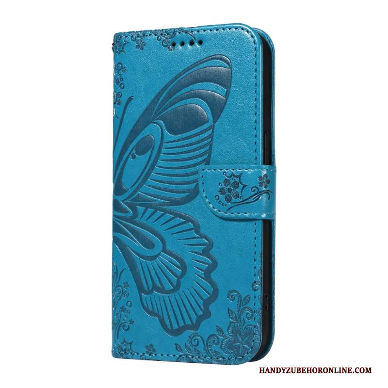 Lederhüllen Xiaomi Redmi Note 14 Pro 5g Grafischer Schmetterling