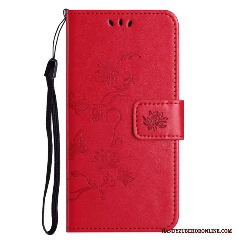 Lederhüllen Xiaomi Redmi Note 14 Pro 5g Handyhülle Blumenmuster