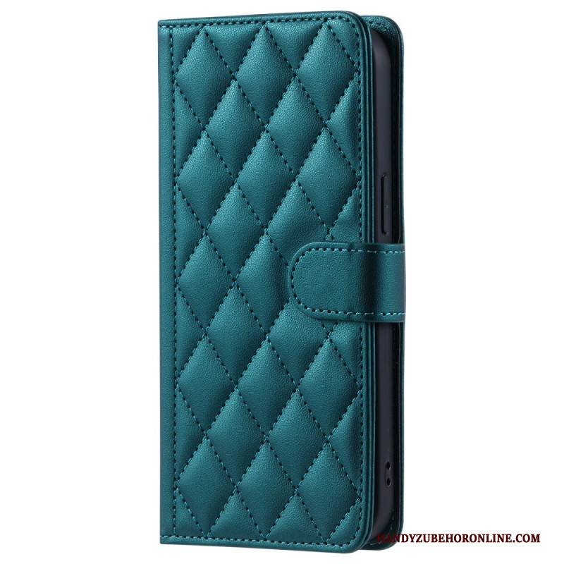 Lederhüllen Xiaomi Redmi Note 14 Pro 5g Handyhülle Gesteppte Eleganz