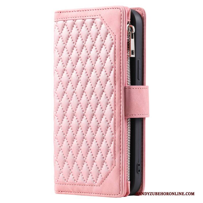 Lederhüllen Xiaomi Redmi Note 14 Pro 5g Handyhülle Gestepptes Portemonnaie